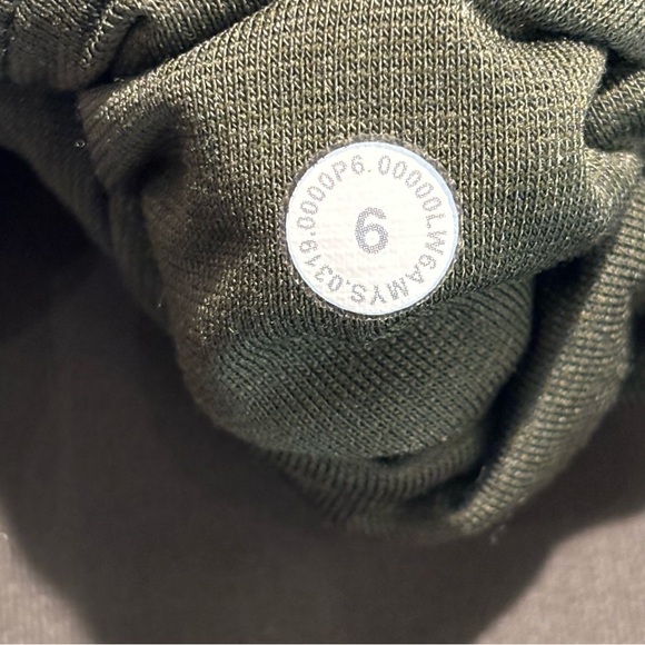 LULULEMON Sz 6 All the Right PlacesLeggings Side and Card Key Pocket Olive Green - Picture 13 of 13